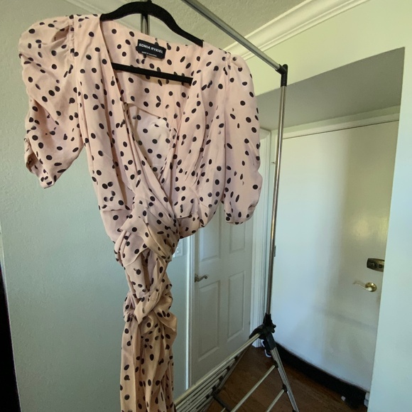 SONIA RYKIEL Silk Polka Dot Dress - Picture 3 of 11